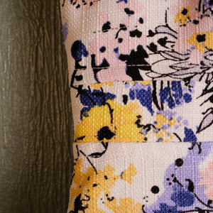 Robe courte fleurie  sans manche