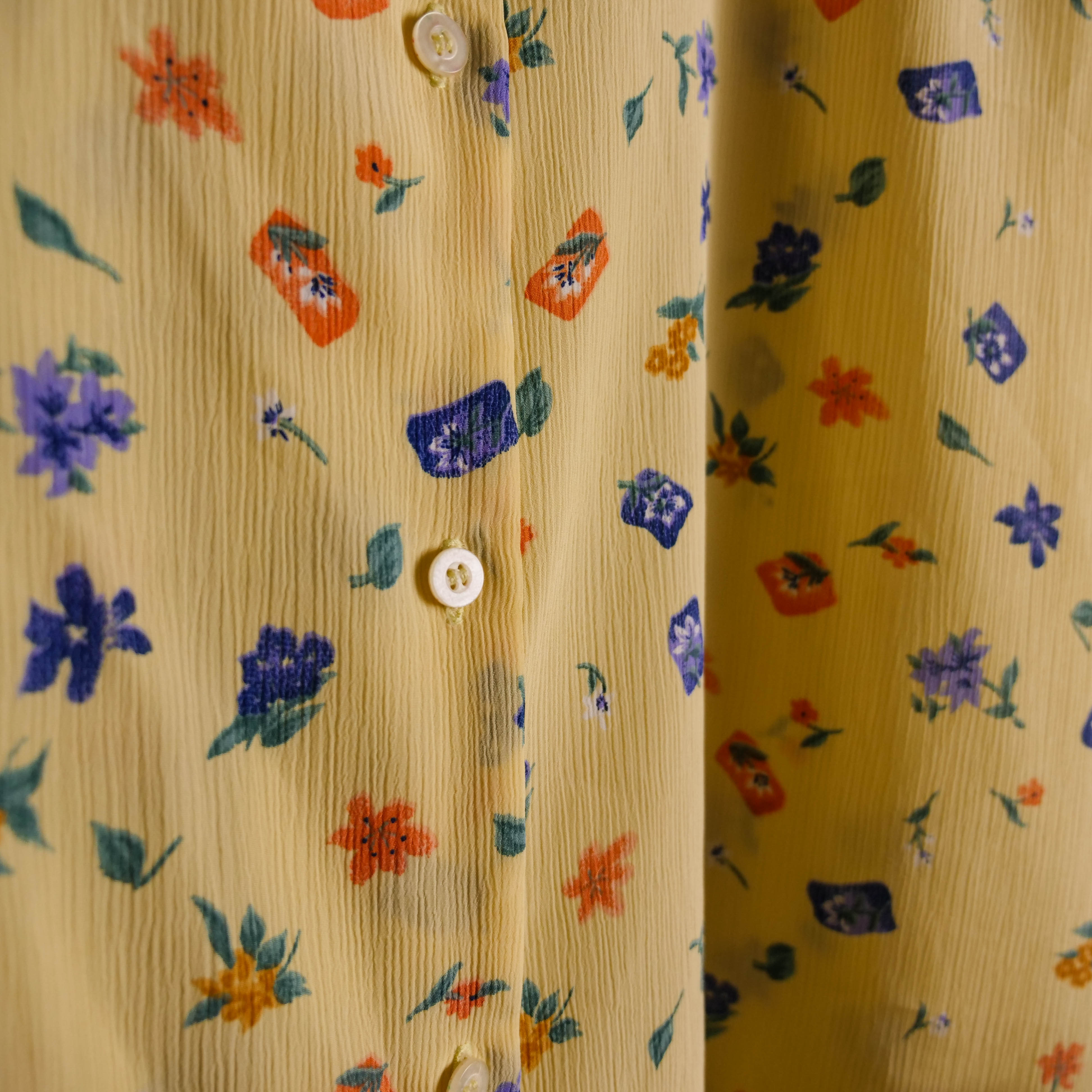 Chemisier à motif fleuri 90's