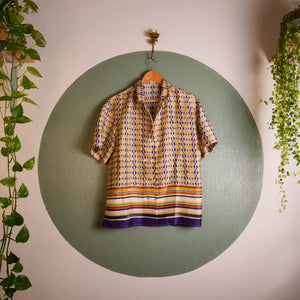 Chemise à motif géométrique