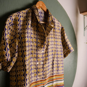 Chemise à motif géométrique