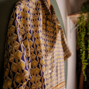 Chemise à motif géométrique