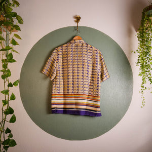 Chemise à motif géométrique