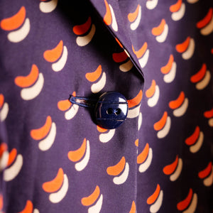 Robe à motif pétale