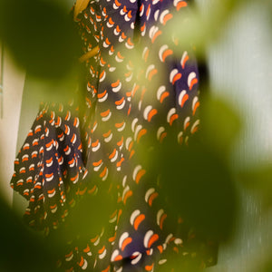 Robe à motif pétale