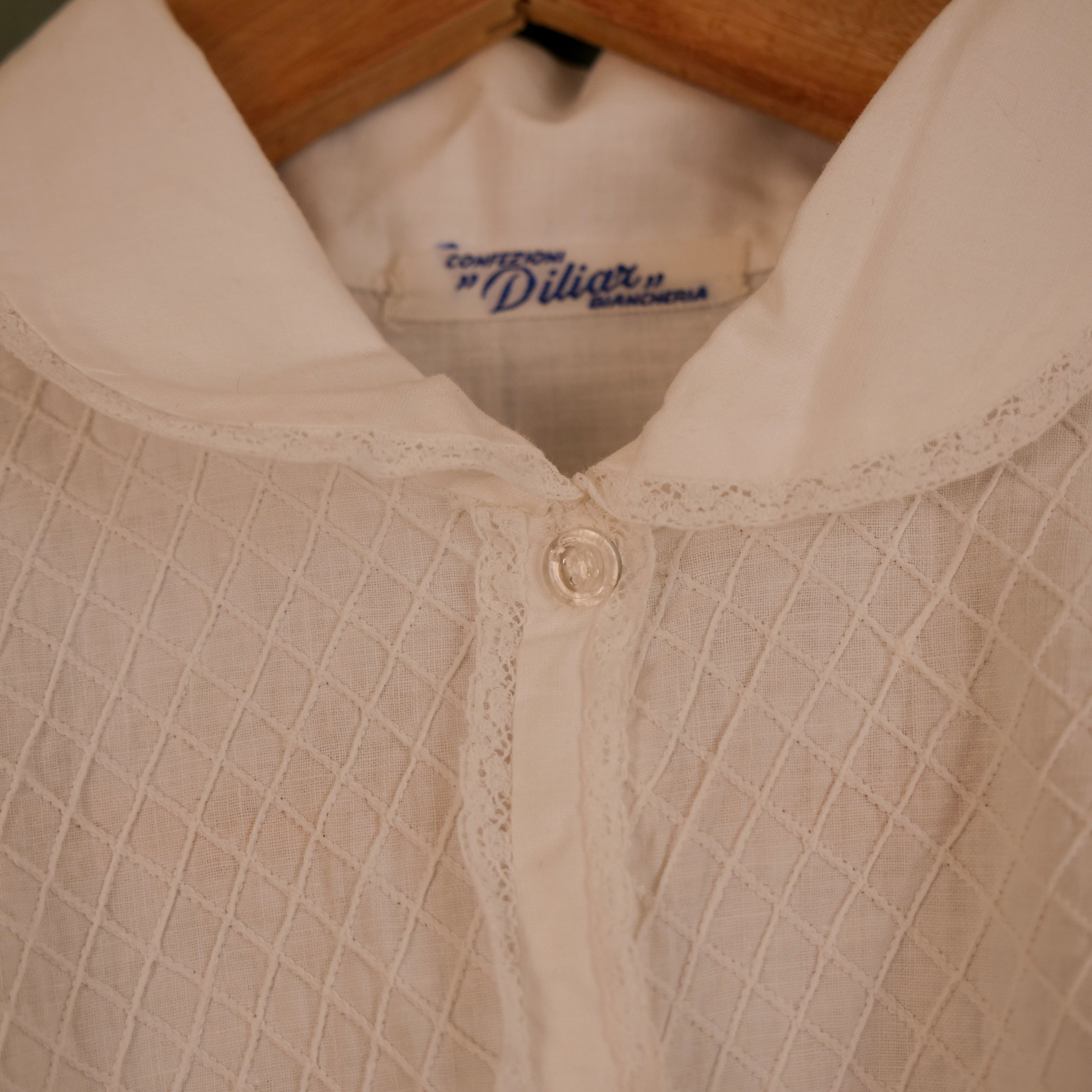 Robe longue blanche années 60