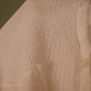 Robe longue blanche années 60