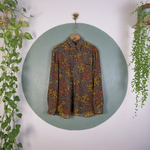 Chemise motif fleuri 90's