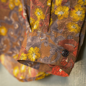 Chemise motif fleuri 90's
